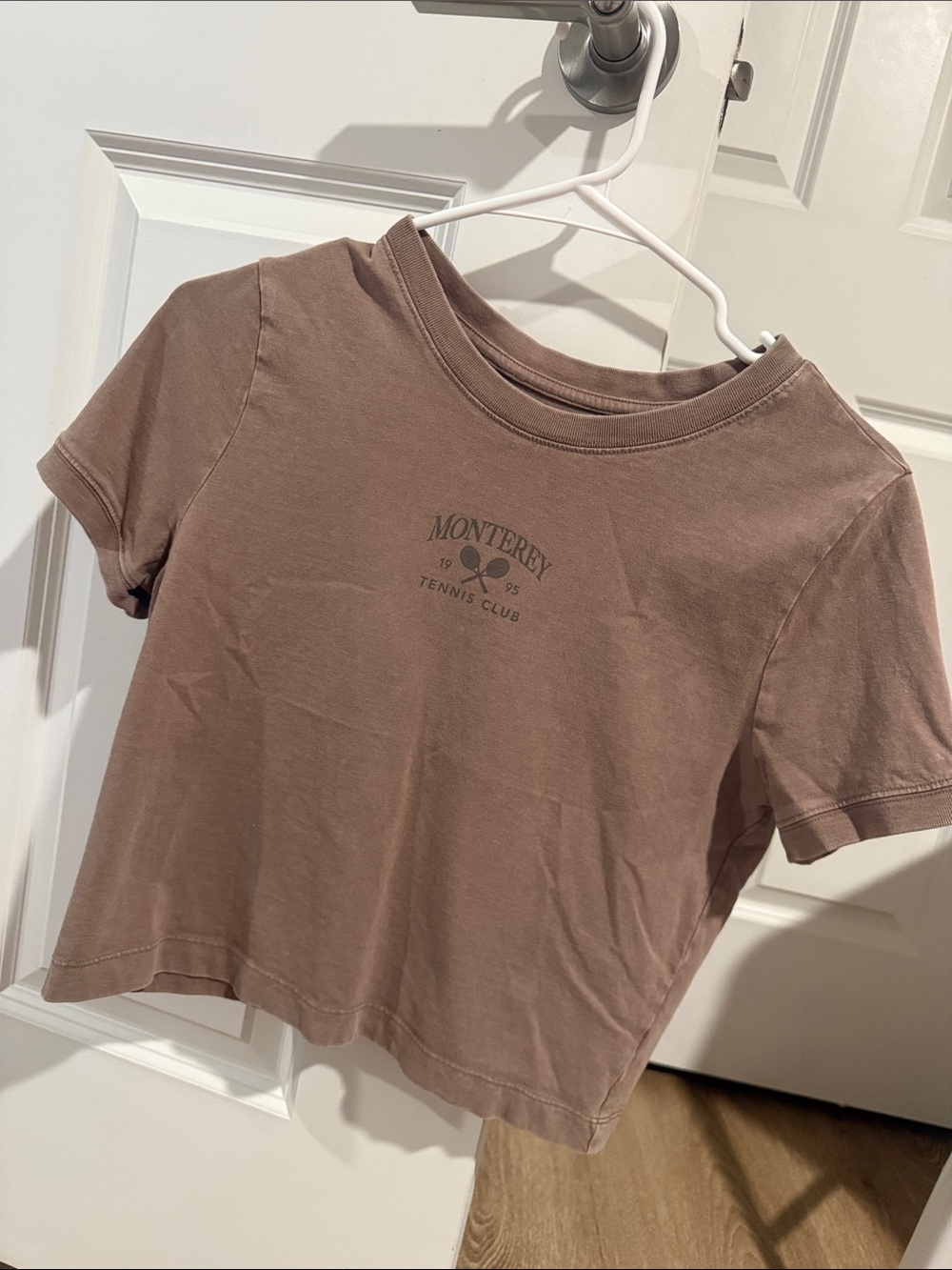 PacSun Brown Monterey Tennis Club Crop Top